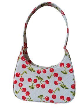 Cherry Print Shoulder Bag